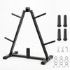 Centra Weight Plate Storage Rack Barbell Holder Stand 250KG Home Gym Fitness