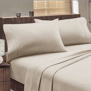 Accessorize Flannelette Egyptian Cotton Sheet Set Linen Single