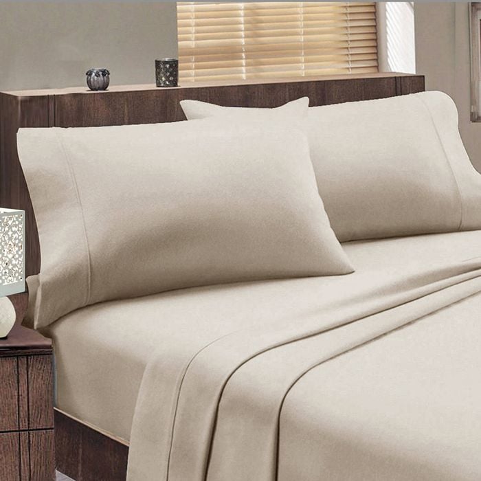 Accessorize Flannelette Egyptian Cotton Sheet Set Linen Single