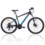 Trinx M600 Mountain Bike 24 Speed MTB Bicycle Matt Black/Blue 17inch