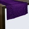 Silk Blend Beaded Table Runner 45cm x 150cm - Ultra Violet