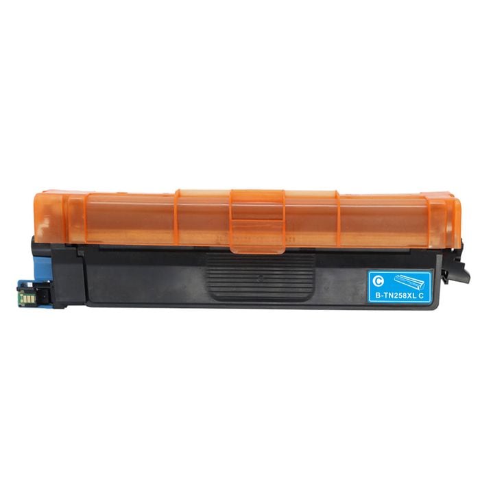 CT A-Grade Premium Compatible Brother TN-258XL Cyan Toner Cartridge HY (2.3K)