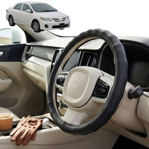 Australian Goose Steering Wheel Cover for Toyota Corolla 2007 - 2012 (Hatch/Sedan (E140/150)) Circle Black