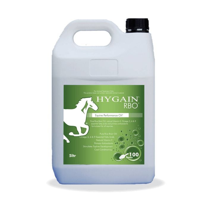 Hygain Rice Bran Oil Horses Performance Supplement 20l