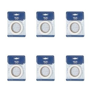 6pk Malli Sewing Hemming Diy Adhesive Sewing Fastening Tape 10mm X 18m Assorted