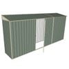 Build-a-Shed 0.8 x 4.5 x 2m Skillion Single Hinged Side Door Shed - Green