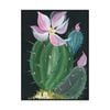 Artey | Cactus I - Framed Canvas - Black Frame - 45 x 60cm