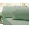 Bloomington Revive 400TC Cotton Sateen Combo Fitted Sheet Set Double (No Flat) Pale Green