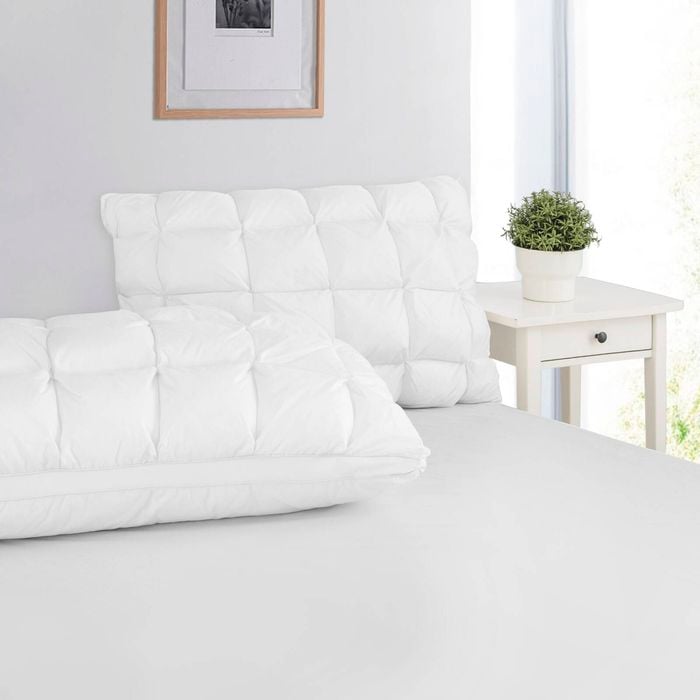 Dreamaker Puffy Quilted Down Alternative Super High Profile Pillow 48 X 73cm