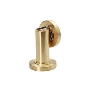 Zanda 75mm Satin Brass Heavy Duty Magnetic Door Stop