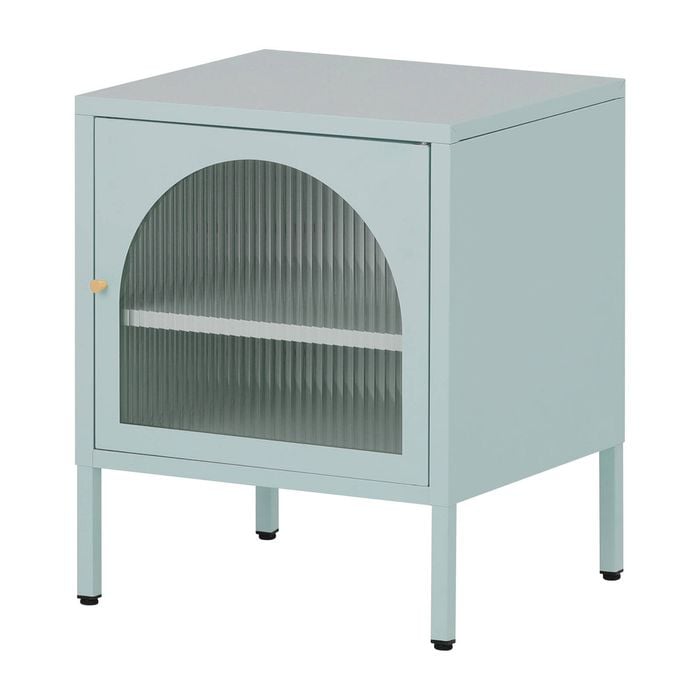Familand Steel End Side Table Bedside Tables Free standing in Mint Green