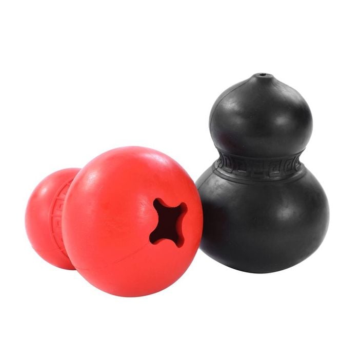 2 X Dura Dog Chew Toys Rubber Gourd