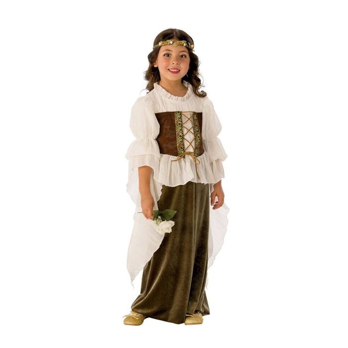 Rubies Woodland Girl Kids Girls Medieval Dress Up Halloween Party Costume Size S
