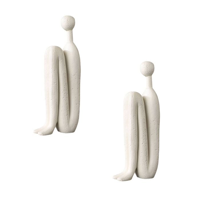 SOGA 2X 10x28cm Stickman Resin Statue