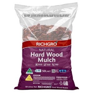 Richgro 50L Natural Hard Wood Mulch