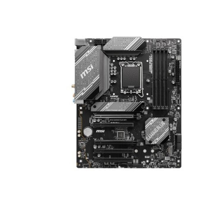 Msi B760 Gaming Plus Wifi Atx Motherboard, 4x Ddr5~192gb, 5x Pci-e X 16, 2x M.2, 4x Sata, 2x Usb 3.2 , 4x Usb 2.0 1 Usbx C