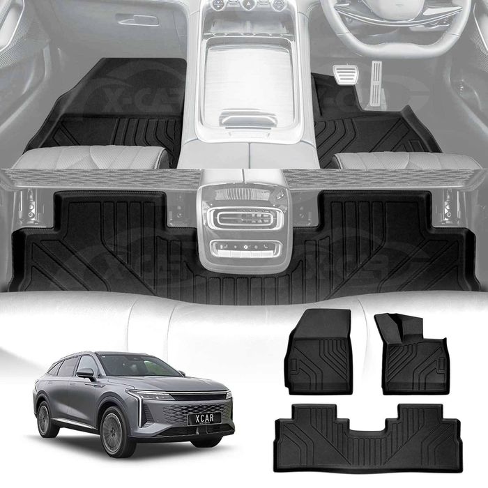 3d Floor Mats For Omoda Omoda 9 2025-onwards Heavy Duty All Weather Car Mats Carpet Liner Set Car Accessories