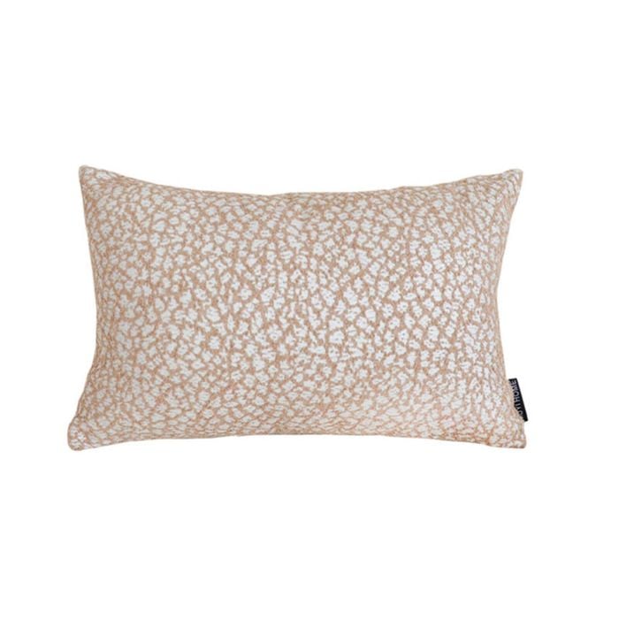 SOGA 35cm Neutral Beige Speckled Pattern Contemporary Throw Pillow