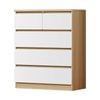 ALFORDSON 5 Chest of Drawers Storage Cabinet White/Wood