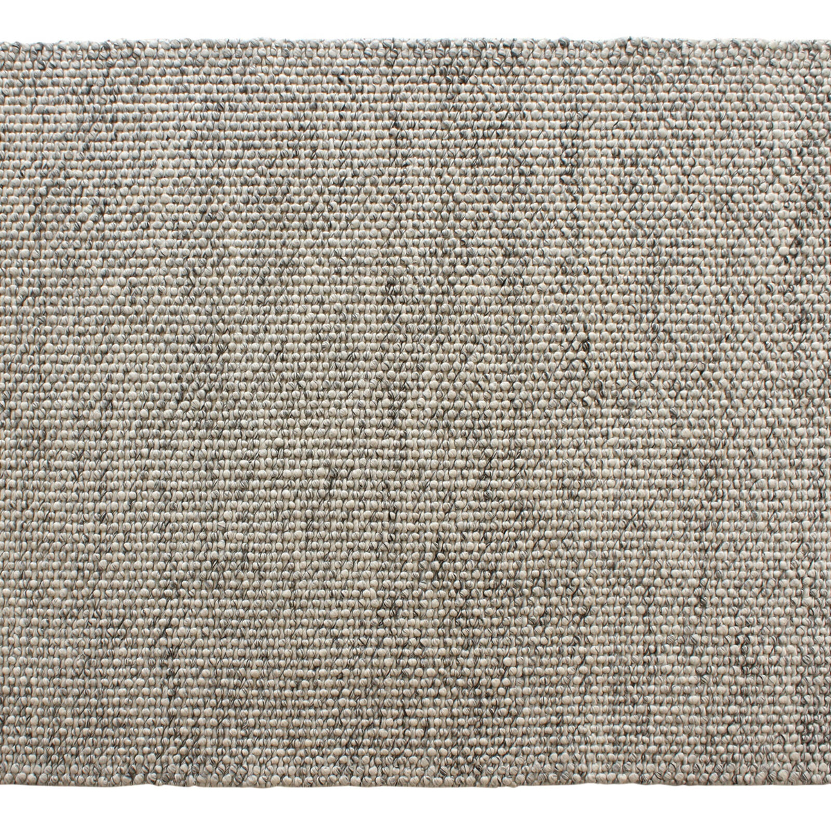 Aura Hand Woven Loop Pile Wool Rug Serene Ivory/Grey - 160 x 230 cm ...