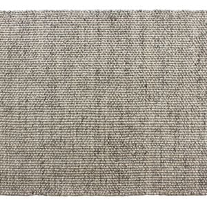 Aura Hand Woven Loop Pile Wool Rug Serene Ivory/Grey - 160 x 230 cm