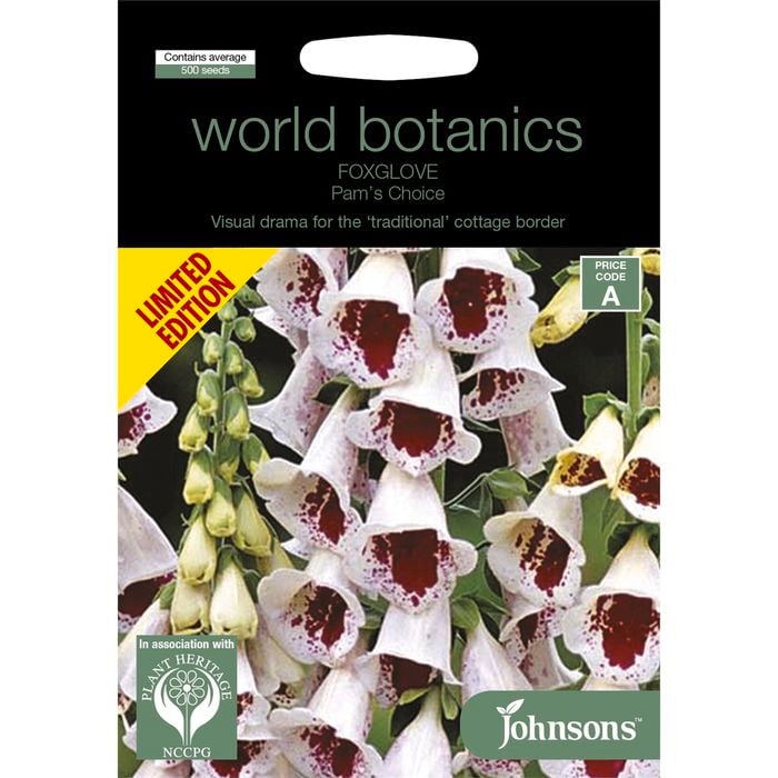 Johnsons Seed World Botanics Foxglove Pam's Choice