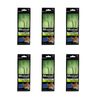 6x Mustad Ultrapoint Circle Flasher Rig Twin Hook Green Chartreuse - Size 3/0