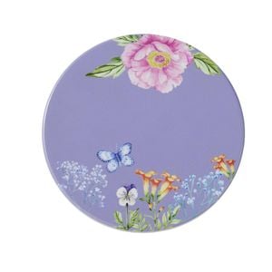 Maxwell & Williams Botanica Floral Ceramic Round Coaster Purple 10cm