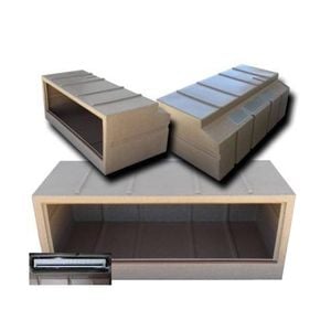 Urs Deluxe Reptile Vivarium w/ Heat & Light Package No Dome Sandstone Large