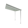 Exterior Life 5.0m Hollywood Pearl White/Woodland Grey Pergola