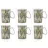 6PK Ashdene Trudy's Garden Grevillea Kitchen New Bone China Drinking Mug 320ml