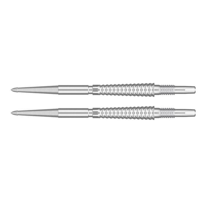 2PK Target Swiss Storm LNC Dart Point Replacement Spare Tip 35mm Silver