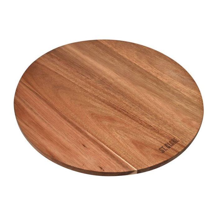 St. Claire Acacia lazy Susan Cutting Serving Wooden Board Serveware 45cm