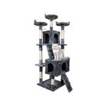 Furtastic 170cm Cat Tree Scratching Post - Dark Grey