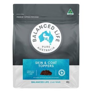Balanced Life Skin & Coat Premium Toppers For Dogs  400 Gm