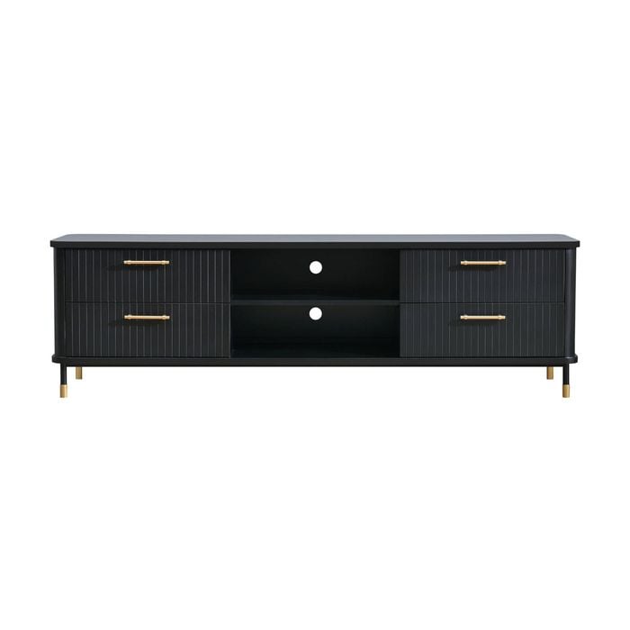 Sophus 200cm Etu Entertainment Tv Unit Black