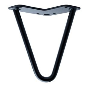Taskmaster 150 x 12mm Black Steel Hairpin 2 Leg