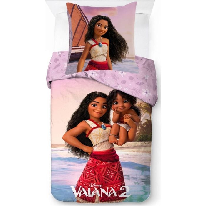 Disney Princess Moana Vaiana Simea Quilt Cover Set - Single Bed Size