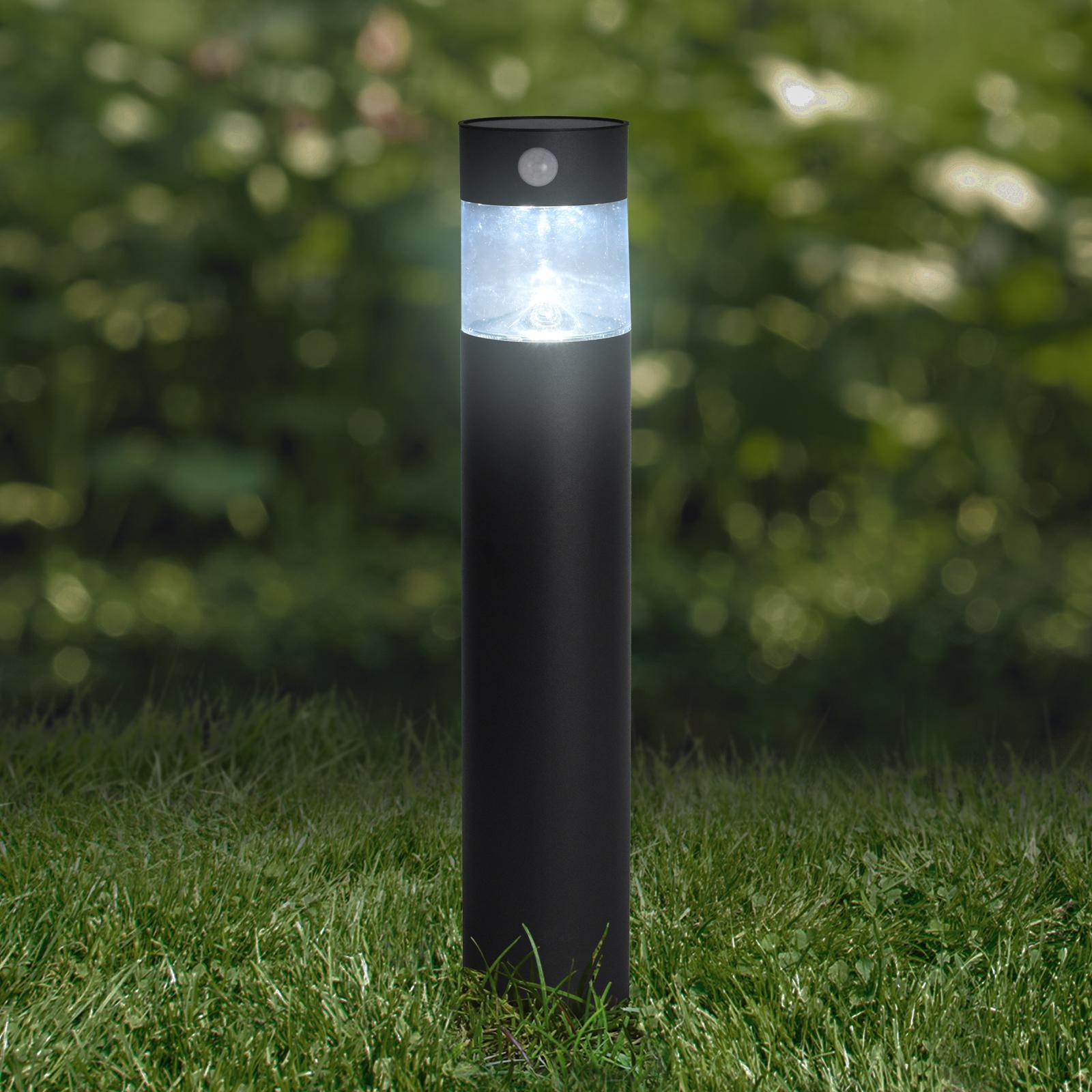 Click 50cm 100 Lumens Lewis Solar LED Sensor Bollard Light Bunnings Australia