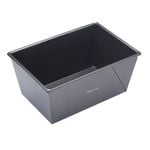 Mastercraft 24x16cm Heavy Base Non-Stick Box Sided Loaf/Bread Pan - Black