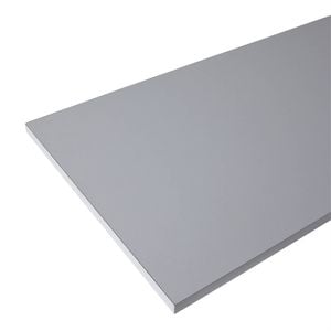 Practa 2000 x 600 x 25mm White Laminate Benchtop