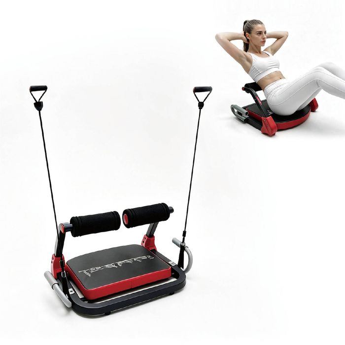 Alston Ab Machine Ab Crunch Trainer 4-Level Adjustable Resistance Sit-Up Core Workout Equipment