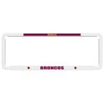 2x OFFICIAL NRL Brisbane Broncos Car Number Plate Frame Cover Surround x2