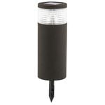 Arlec Grey Render Finish Sandor Solar Bollard Light