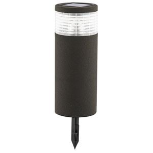 Arlec Grey Render Finish Sandor Solar Bollard Light