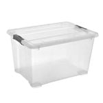 All Set 30L Clear Modular Storage Container without Wheels