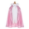 Great Pretenders Sz 4-6 Glitter Princess Hooded Cape Costume Pink Kids 3y+