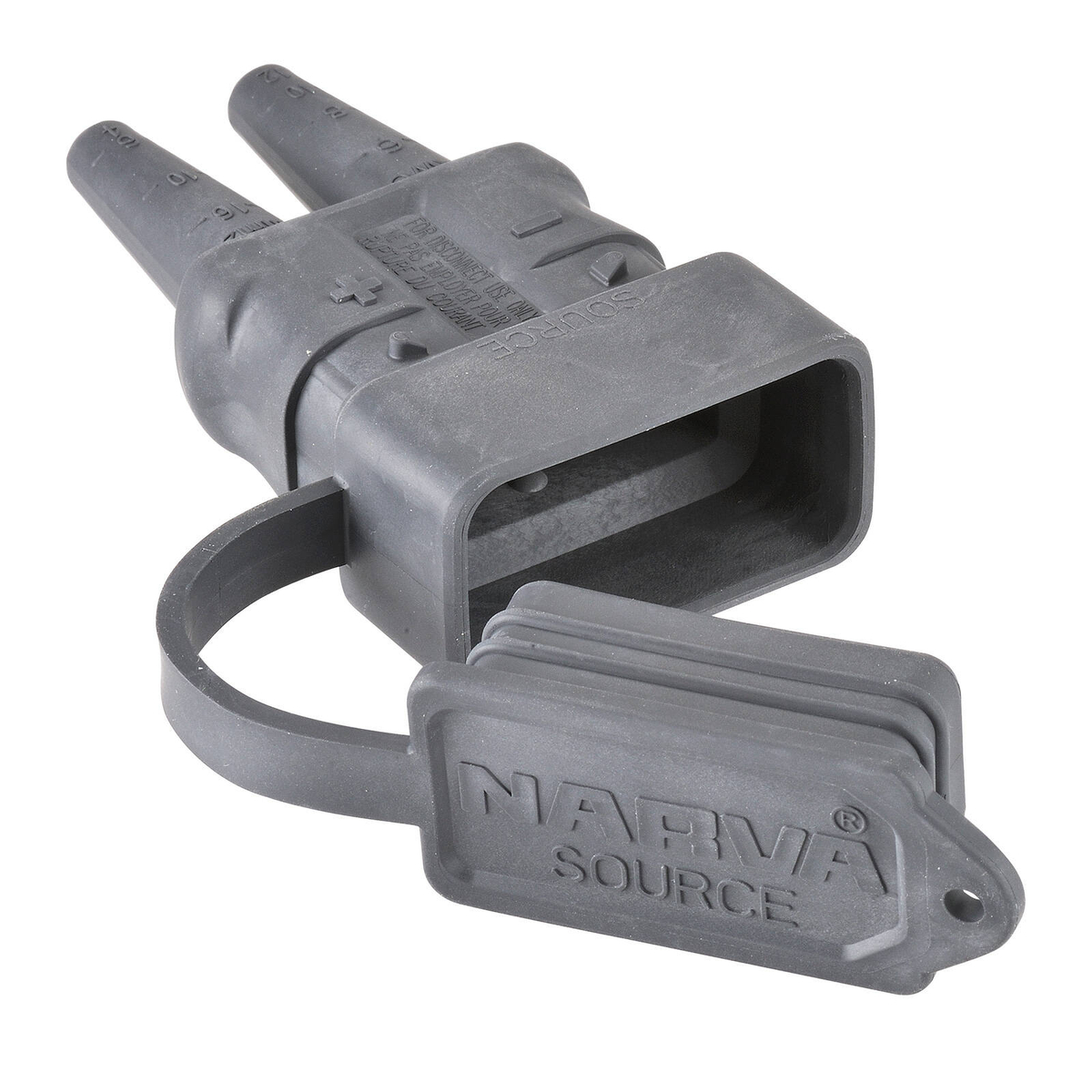 Narva Grey Weatherproof Source Cover to Suit 50A Heavy-Duty Connector ...