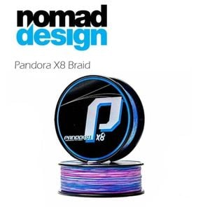 Nomad Design Panderra 8x 200m Multi Colour Braid Fishing Line 40lb