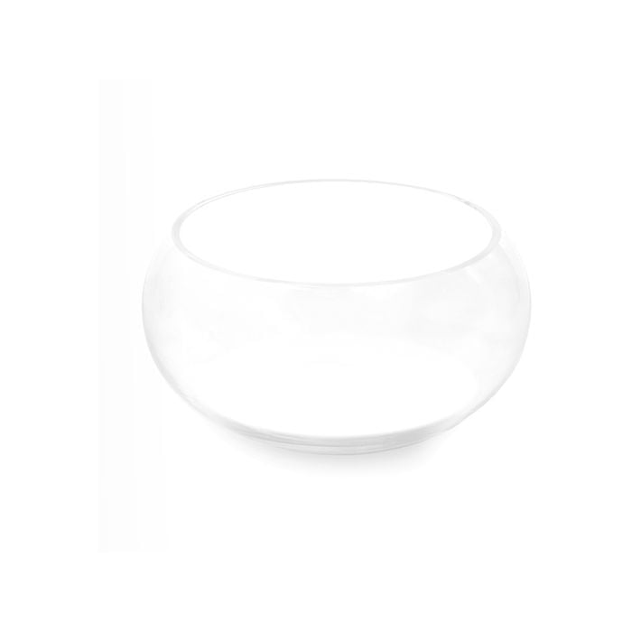 Eden 18cm Glass Low Bowl Planter